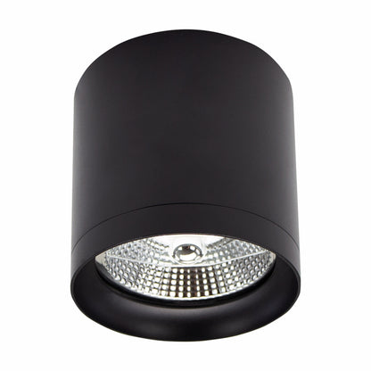 LED Aufbauleuchte Chloe AR111 GU10 schwarz blendfrei IP20 Reflektor 5,5W 550lm 24° Warmweiss 2700K