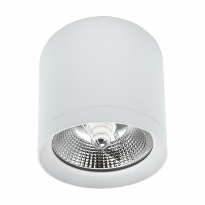 LED Aufbauleuchte Chloe AR111 GU10 weiss blendfrei IP20 max.35W Deckenleuchte rund