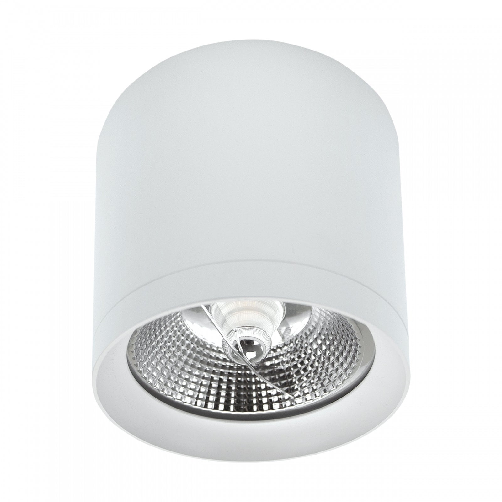 LED Aufbauleuchte Chloe AR111 GU10 weiss blendfrei IP20 Reflektor 5,5W 550lm 24° Warmweiss 2700K