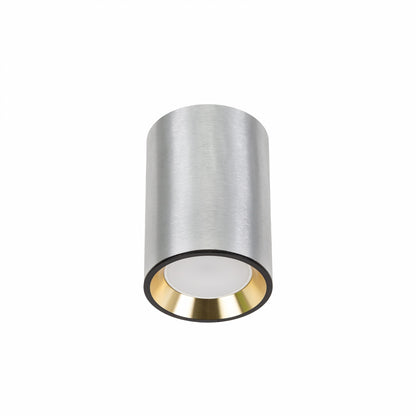 LED Aufbauleuchte Chloe Mini GU10 silber IP20 max.50W Deckenleuchte rund