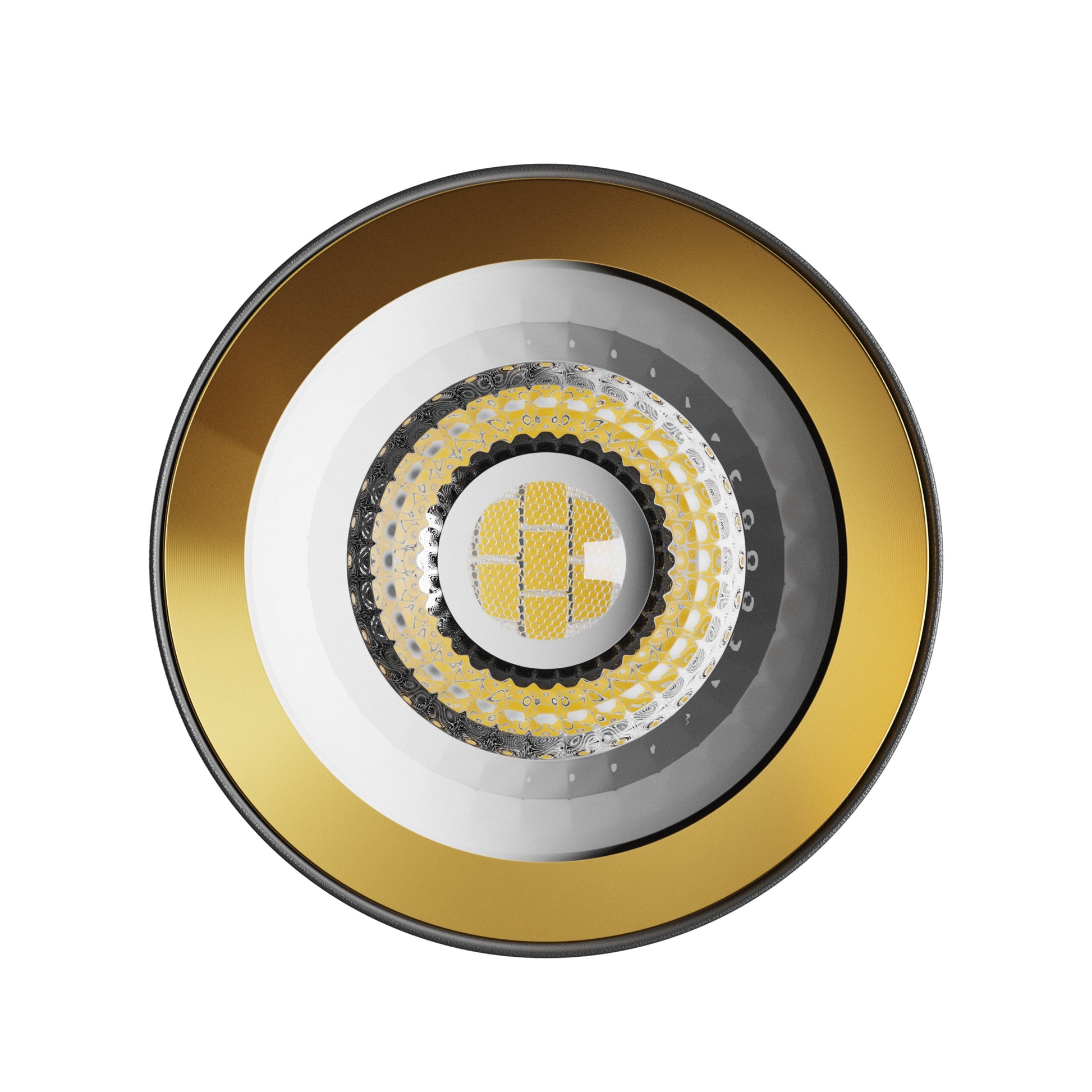 LED Aufbauleuchte CHLOE VARIOSA GU10 IP20 Innenleuchte rund Schwarz &amp; Gold max. 10W