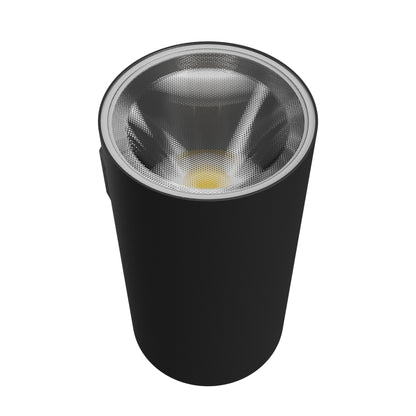 LED Aussenleuchte TORRE 18W 2000lm 30° IP54 Wandleuchte rund schwarz CCT 3000-6000K