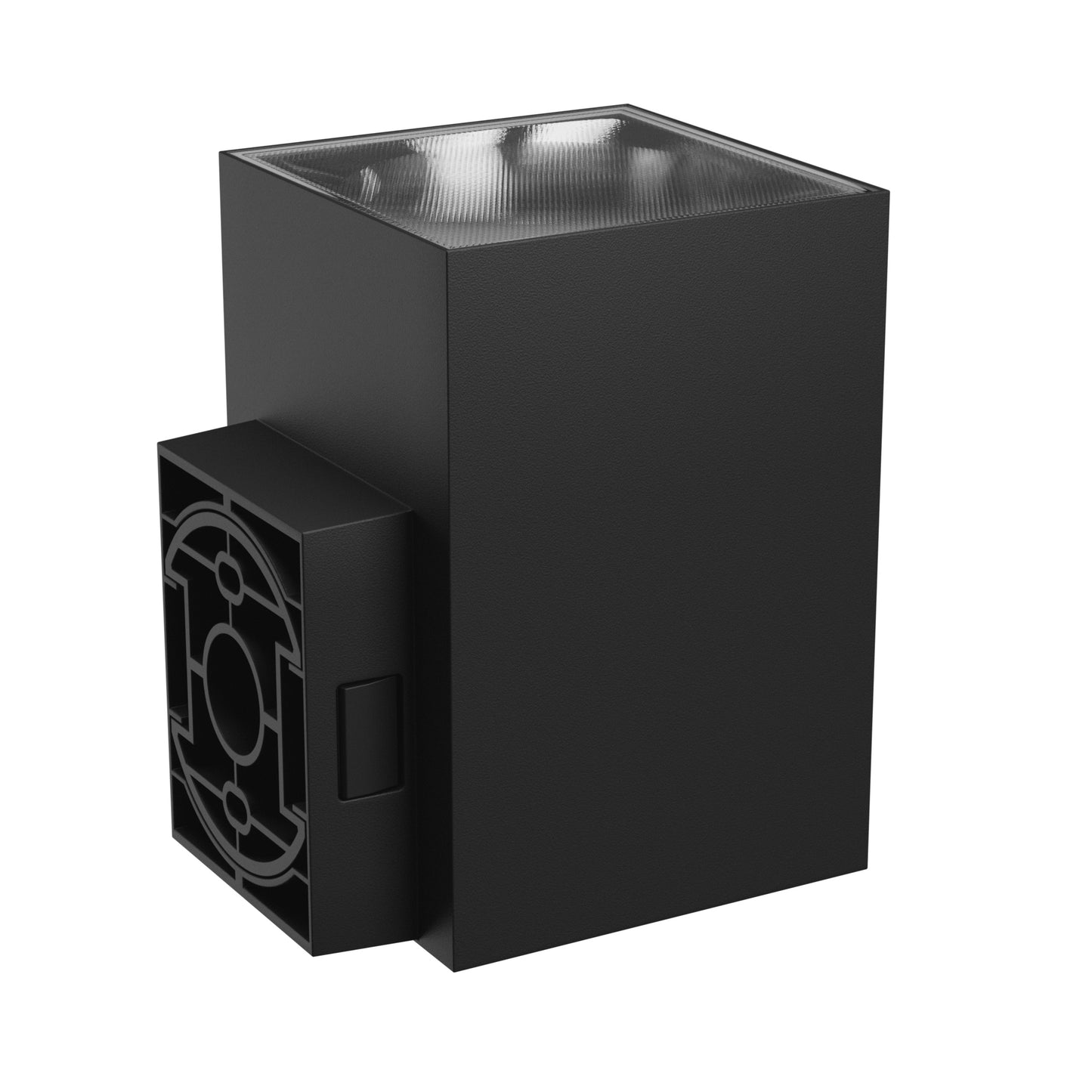 LED Aussenleuchte TORRE 9W 1000lm IP54 Wandleuchte eckig schwarz CCT 3000-6000K
