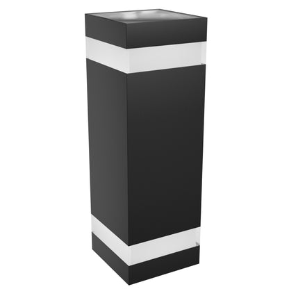 LED Aussenleuchte TORRE RING 18W 2000lm IP54 Wandleuchte eckig schwarz CCT 3000-6000K