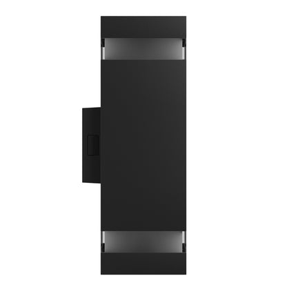 LED Aussenleuchte TORRE RING 18W 2000lm IP54 Wandleuchte eckig schwarz CCT 3000-6000K