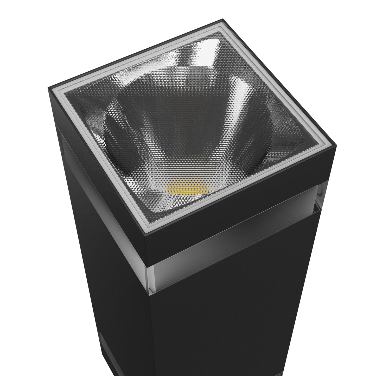 LED Aussenleuchte TORRE RING 18W 2000lm IP54 Wandleuchte eckig schwarz CCT 3000-6000K