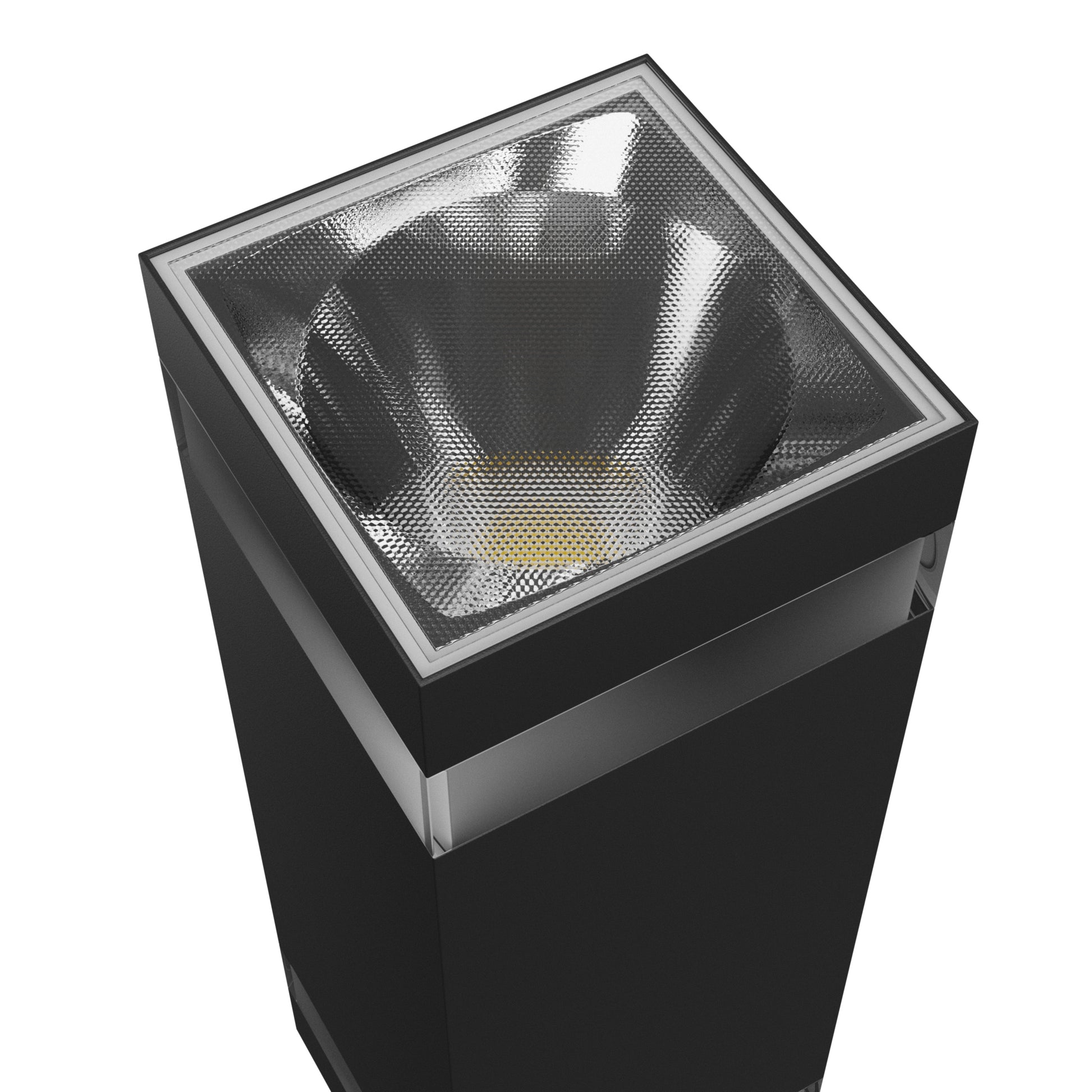 LED Aussenleuchte TORRE RING 18W 2000lm IP54 Wandleuchte eckig schwarz CCT 3000-6000K