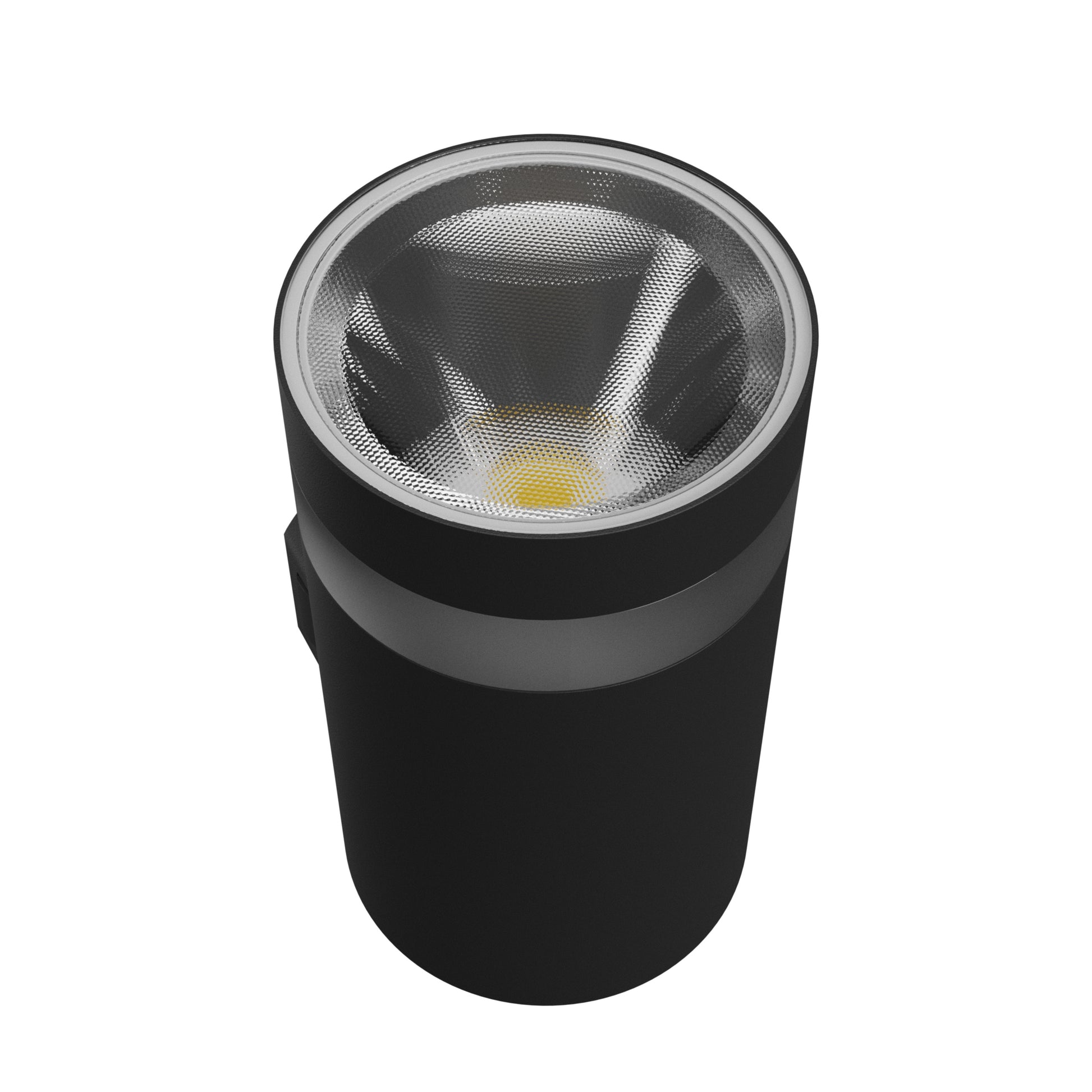 LED Aussenleuchte TORRE RING 9W 1000lm 30° IP54 Wandleuchte rund schwarz CCT 3000-6000K