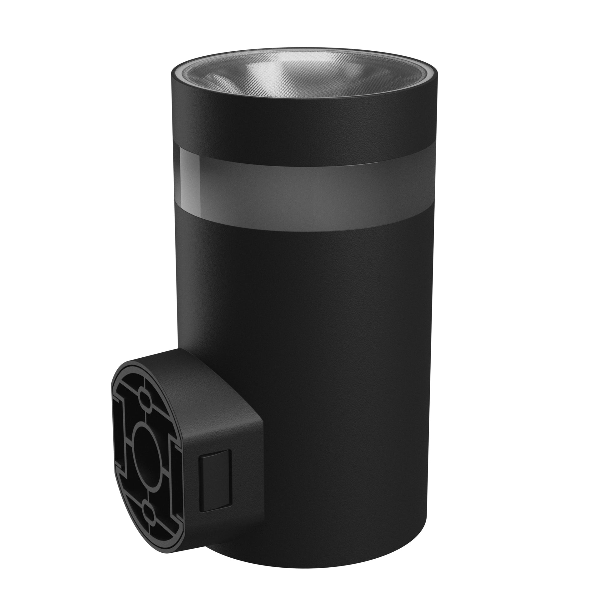 LED Aussenleuchte TORRE RING 9W 1000lm 30° IP54 Wandleuchte rund schwarz CCT 3000-6000K