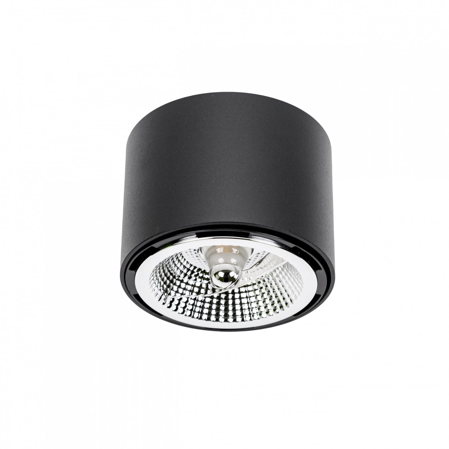 LED Chloe AR111 GU10 Aufbauleuchte schwarz Deckenleuchte IP20  max. 50W rund