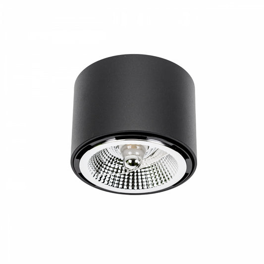 LED Chloe AR111 GU10 Aufbauleuchte schwarz Deckenleuchte IP20  max. 50W rund