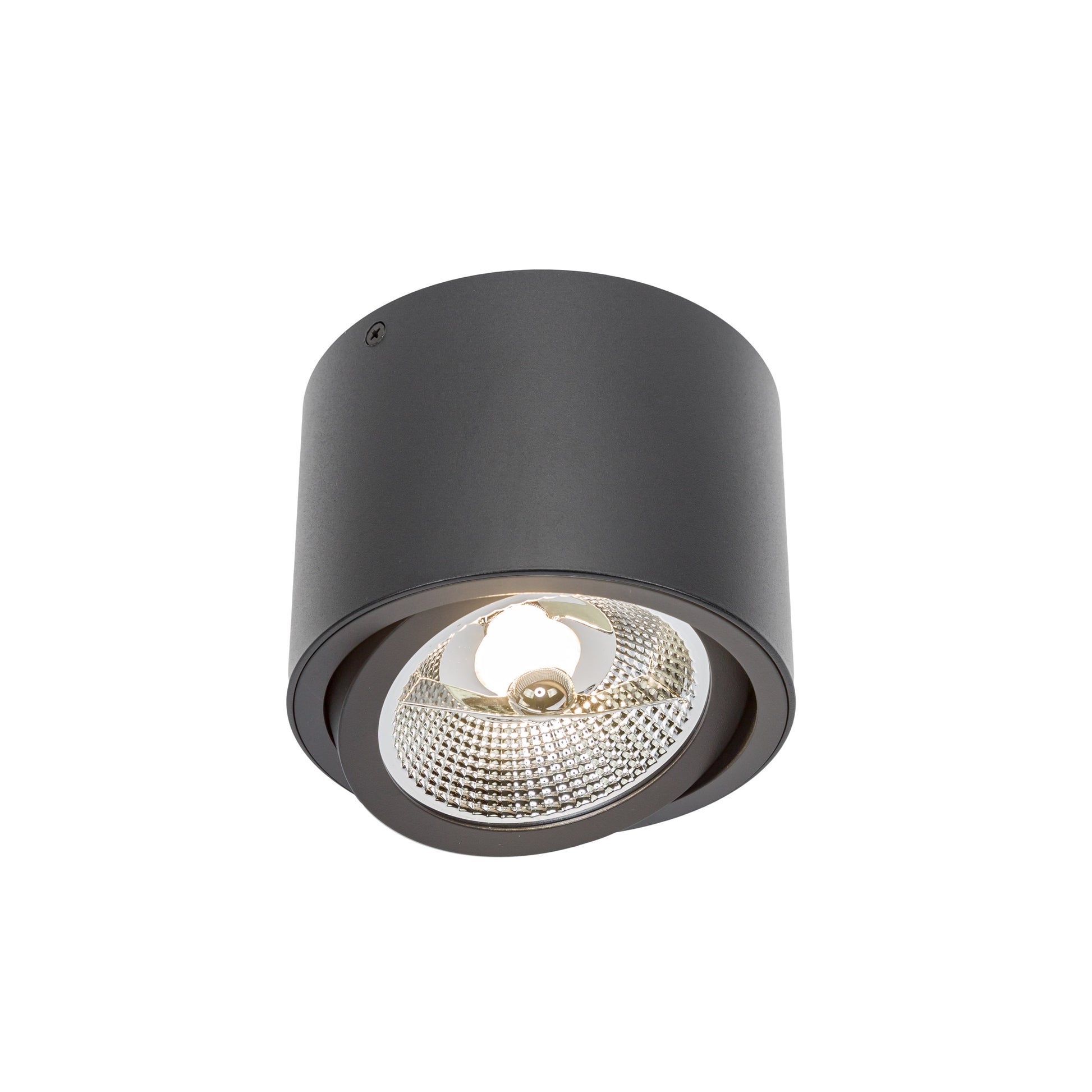 LED Chloe AR111 GU10 Aufbauleuchte schwenkbar schwarz Deckenleuchte IP20 max. 35W