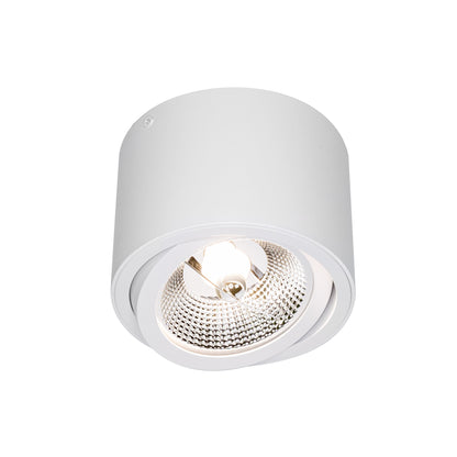 LED Chloe AR111 GU10 schwenkbar weiss Deckenleuchte IP20  max. 50W rund