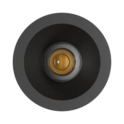 LED Chloe Complete Surface 7W Deckenleuchte 45° 560lm schwarz rund IP20 Aufbau UGR&gt;19 CCT 2700 – 6000K