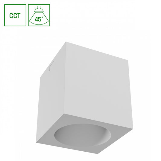 LED Chloe Complete Surface 7W Deckenleuchte  45° 560lm weiß IP20 Aufbau UGR&gt;19 CCT 2700 – 6000K