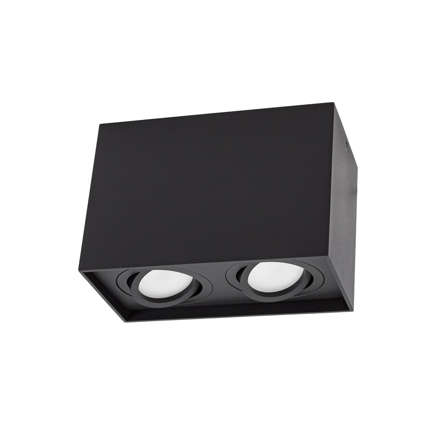 LED Chloe Duo GU10 schwenkbar schwarz Deckenleuchte IP20 max.35W eckig