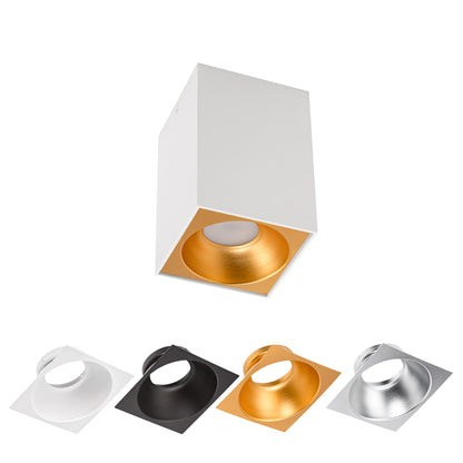 LED Chloe Elemento GU10 weiss Deckenleuchte max. 250V IP20 max. 50W eckig