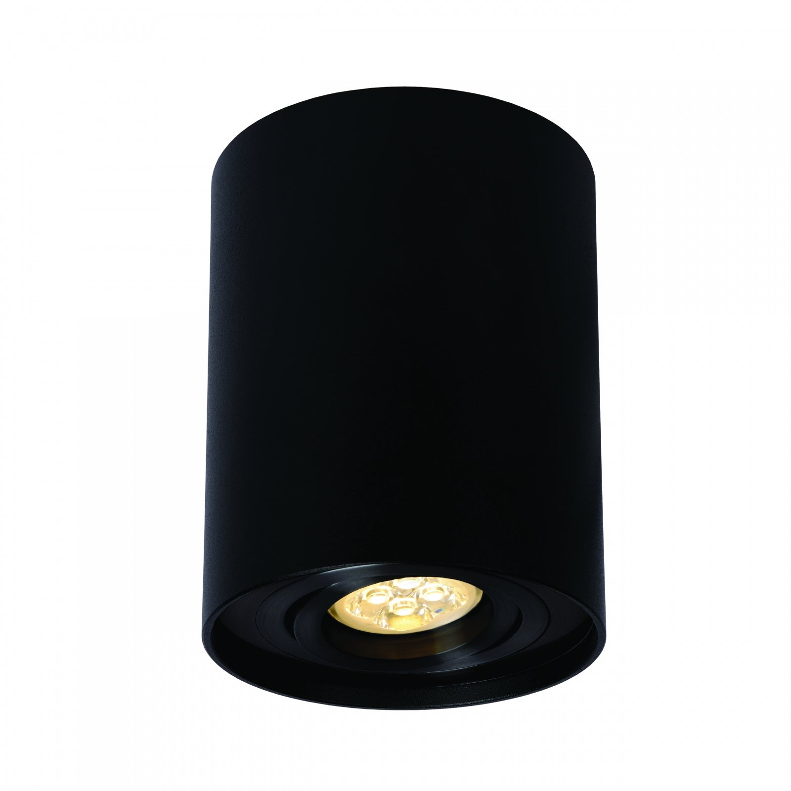 LED Chloe GU10 Aufbauleuchte max. 10W schwenkbar schwarz IP20 Deckenleuchte downlight rund