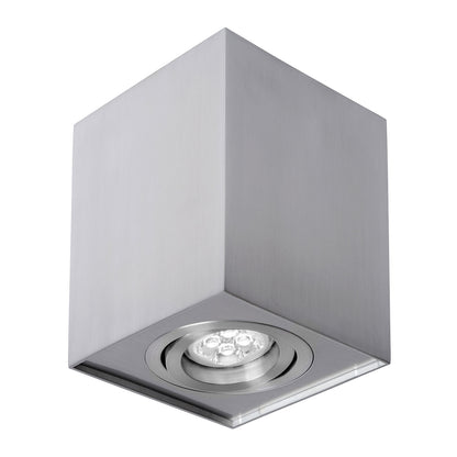 LED Chloe GU10 schwenkbar silber Deckenleuchte IP20 downlight max.10W eckig