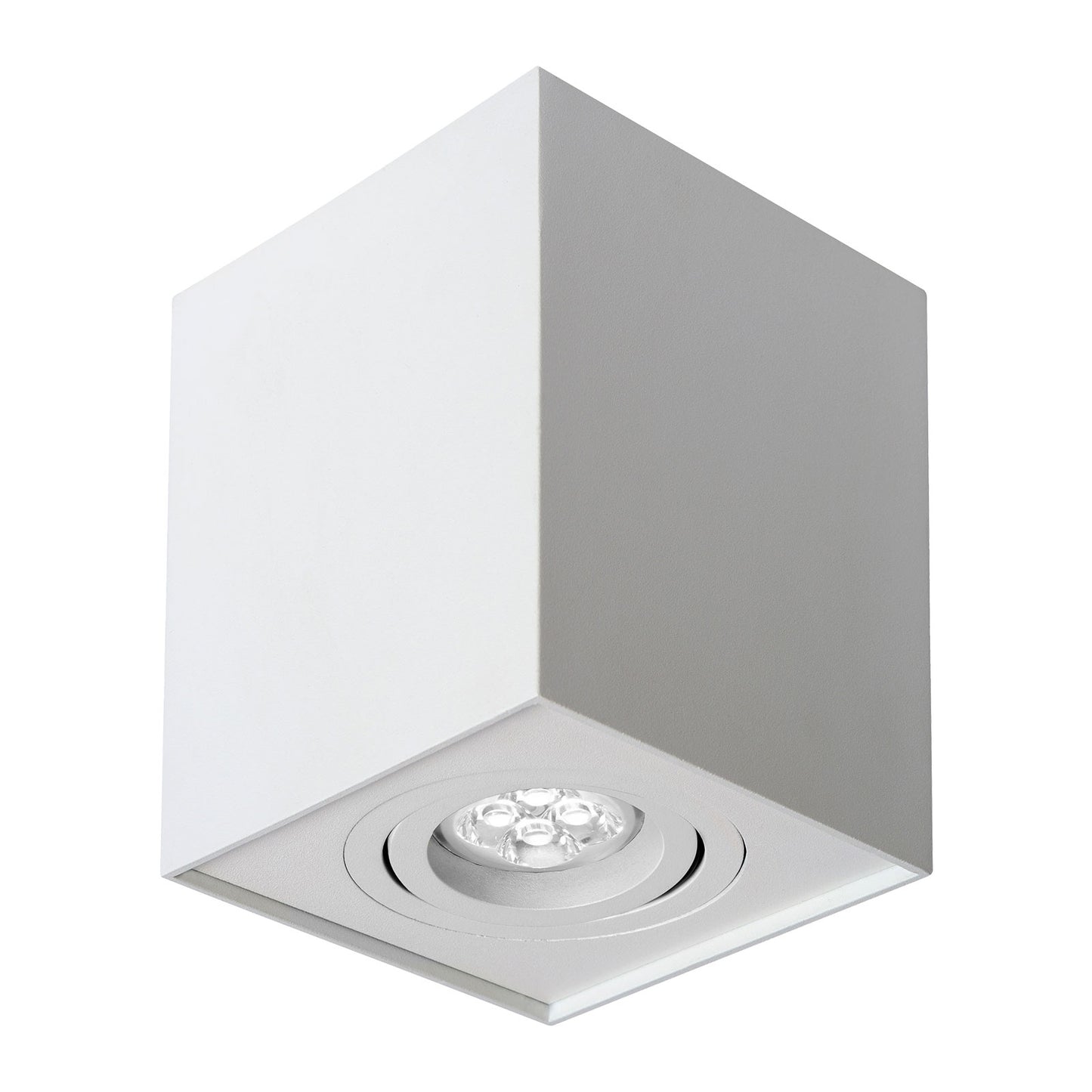 LED Chloe GU10 schwenkbar weiss Deckenleuchte IP20 downlight max.10W eckig