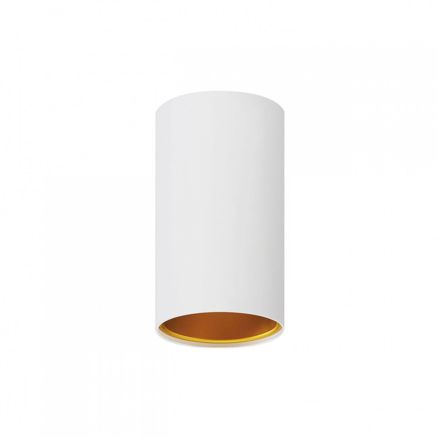 LED Chloe TUBA GU10 Aufbauleuchte weiss &amp; Gold Deckenleuchte IP20 max. 10W rund