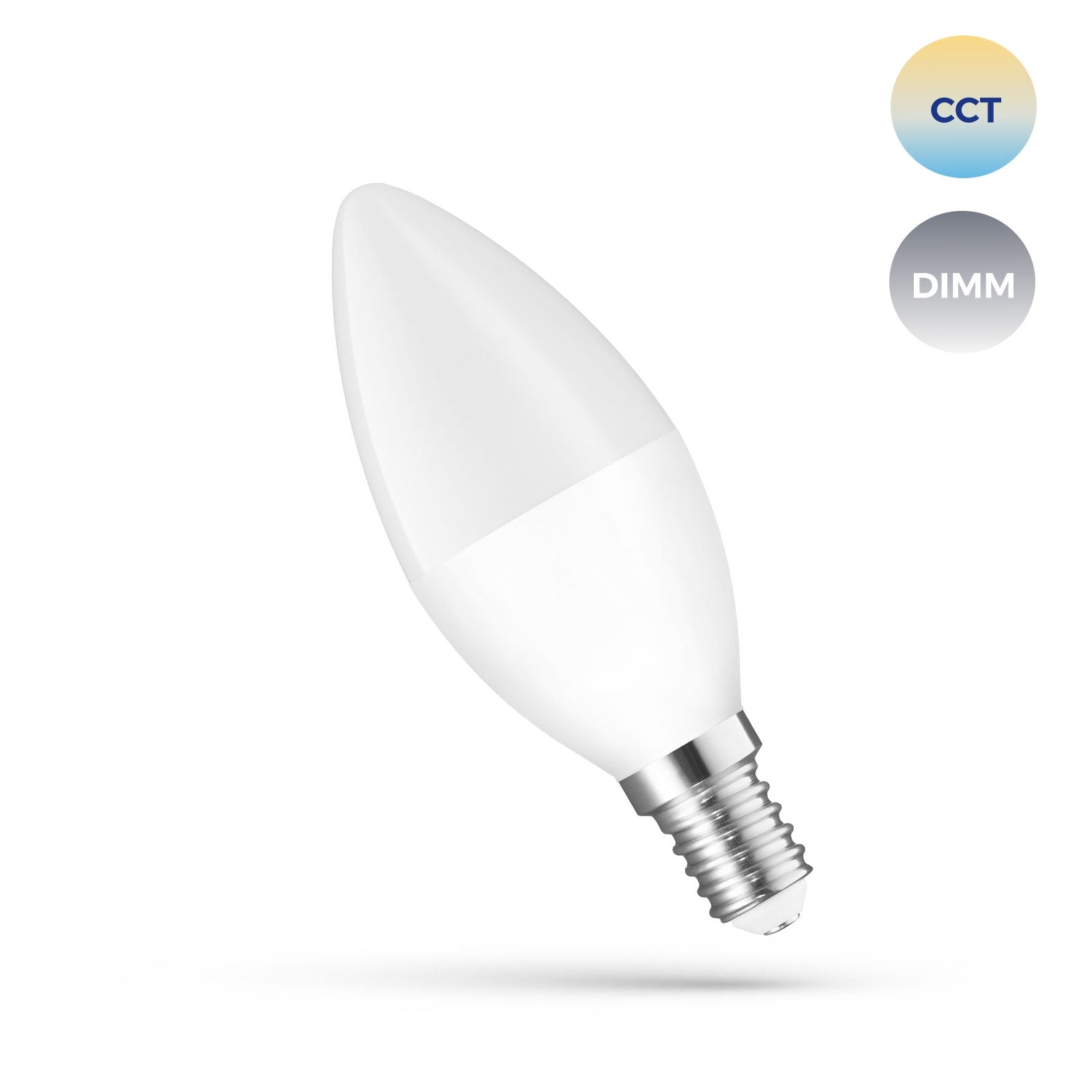 LED E14 B38 Smart Home 5W = 35W 410lm Alexa Google Tuya 2700K-6500K  DIMMBAR