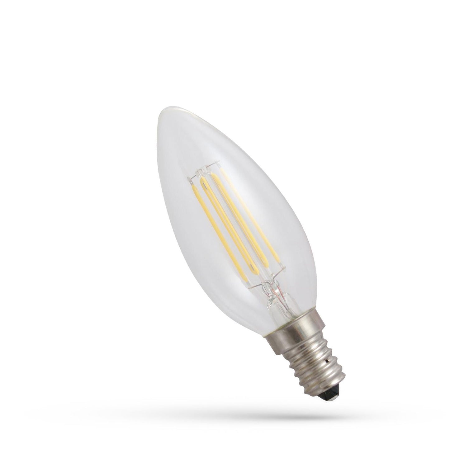 LED E14 C35 Filament klar 5,5W = 60W 230V 800lm 300° Warmweiss 2700K DIMMBAR