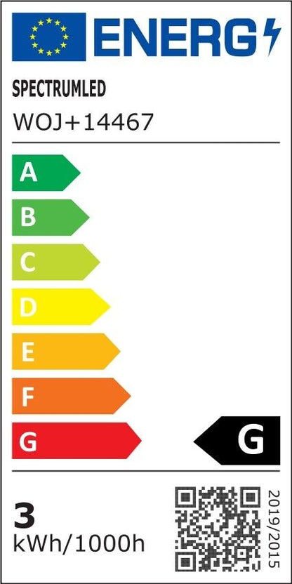 LED E14 C35 Kerze 2,5W = 16W 150lm Modernshine Klar Rauchglas Neutralweiss 4000K