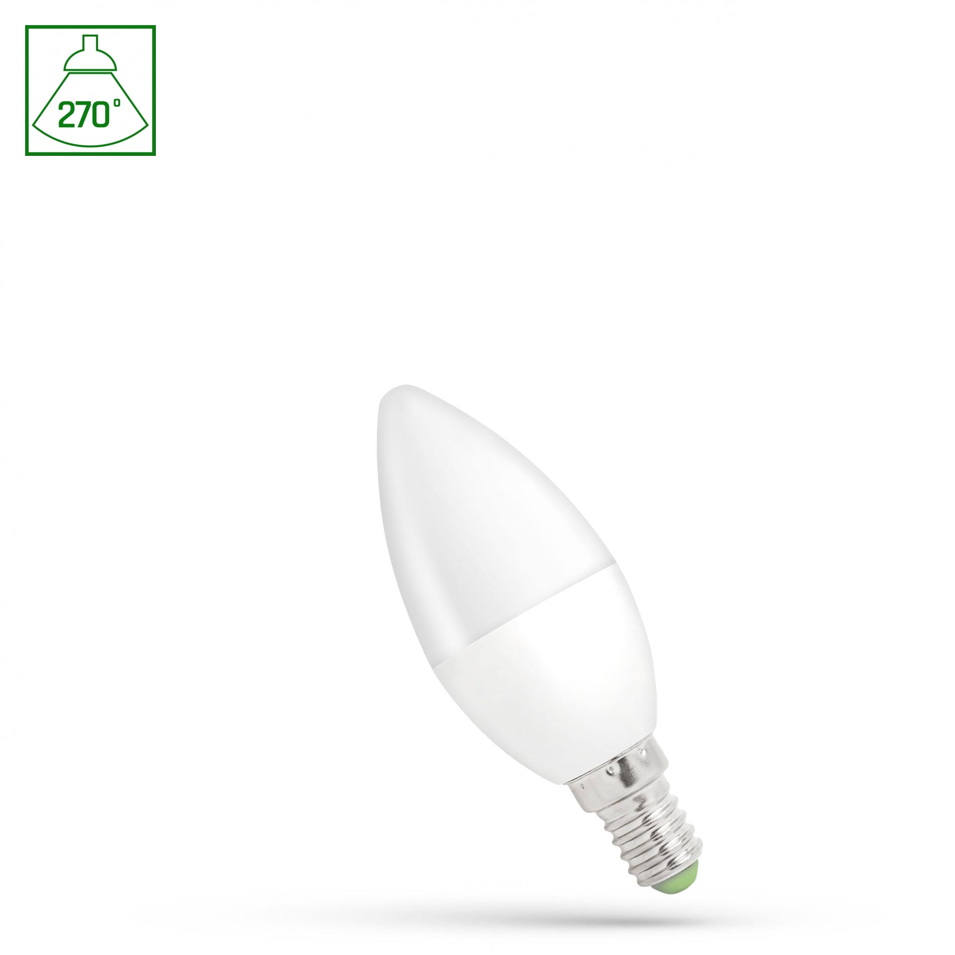 LED E14 C37 1W Kerzenform 270° 90lm 230V Neutralweiss 4000K