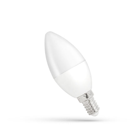 LED E14 C37 Kerzenform 8W = 48W 230V  Leuchtmittel 620lm 160° Warmweiss 3000K