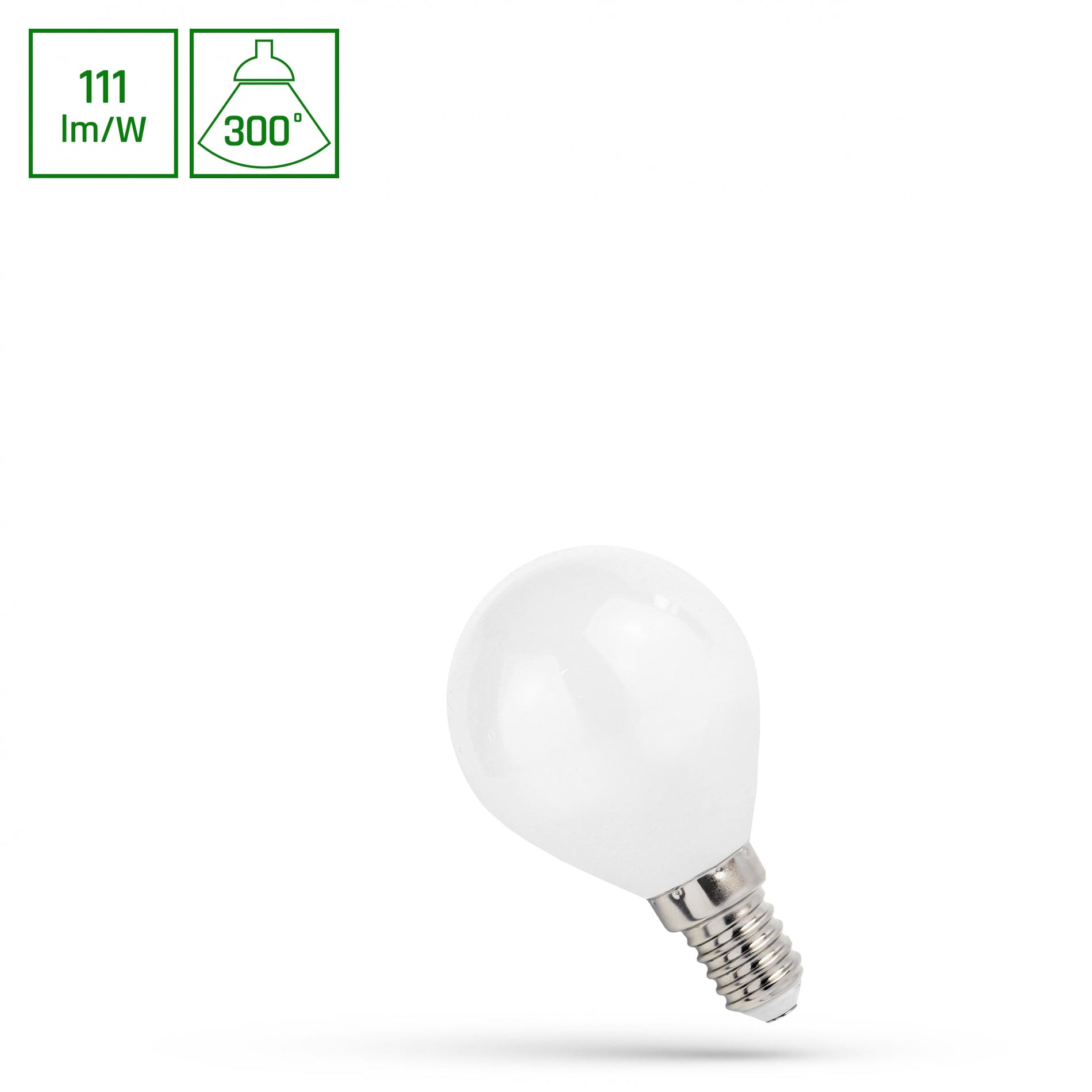 LED E14 G45 Filement matt 5,5W Tropfenform 300° 610lm 230V Warmweiss 2700K