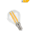 LED E14 G45 Tropfen Filament Klar 4W = 41 Watt 500lm 300° Warmweiss 2700K