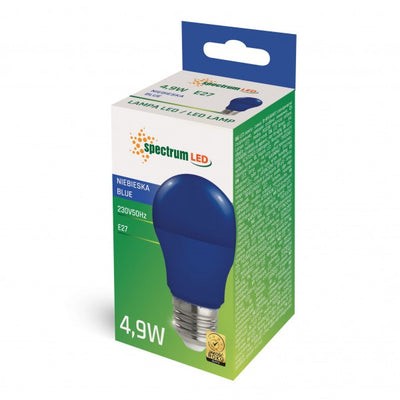 LED E27 A50 Farbig Bunt 4,9W Birne 270° Lichterkette Leuchtmittel Deko BLAU