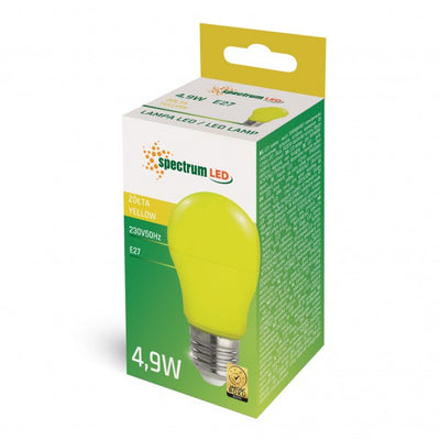 LED E27 A50 Farbig Bunt 4,9W Birne 270° Lichterkette Leuchtmittel Deko GELB