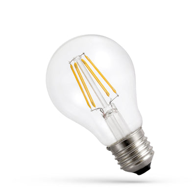 LED E27 A60 Birne 3,8W = 60W Filament Klar 806lm 300° ULTRA EFFIZIENT 230V Neutralweiss 4000K