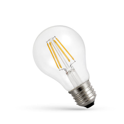 LED E27 A60 Filament Klar 4W = 38 Watt 450lm Birne 300° Warmweiss 2700K