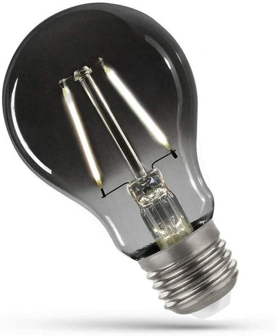 LED E27 A60 Retro 2,5W =16 Watt 150lm Modernshine 270° Rauchglas Neutralweiss 4000K