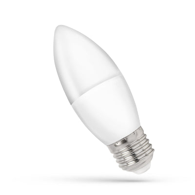 LED E27 C37 Kerzenform 4W = 29W 230V 320lm 200° Warmweiss 3000K