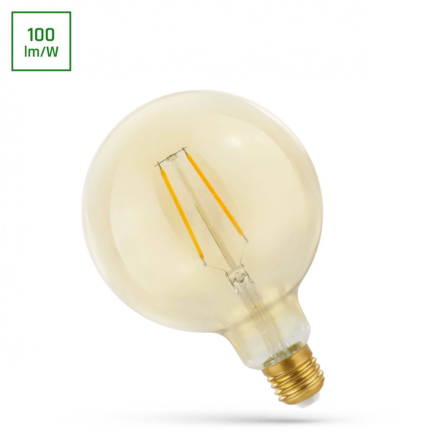 LED E27 G125 Gold Smart Home 5,5W=44W 550lm Alexa Google Tuya 1700K-2700K DIMMBAR