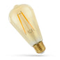 LED E27 ST64 Edison 2W = 24W Gold 240lm Retro 300° 230V Warmweiss 2400K