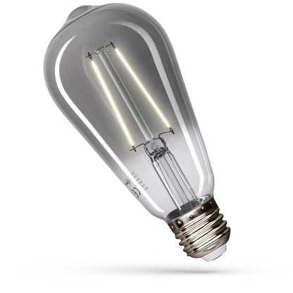 LED E27 ST65 Rauchglas 2,5W =16Watt 150lm Modern 270° Edison 4000K Neutral