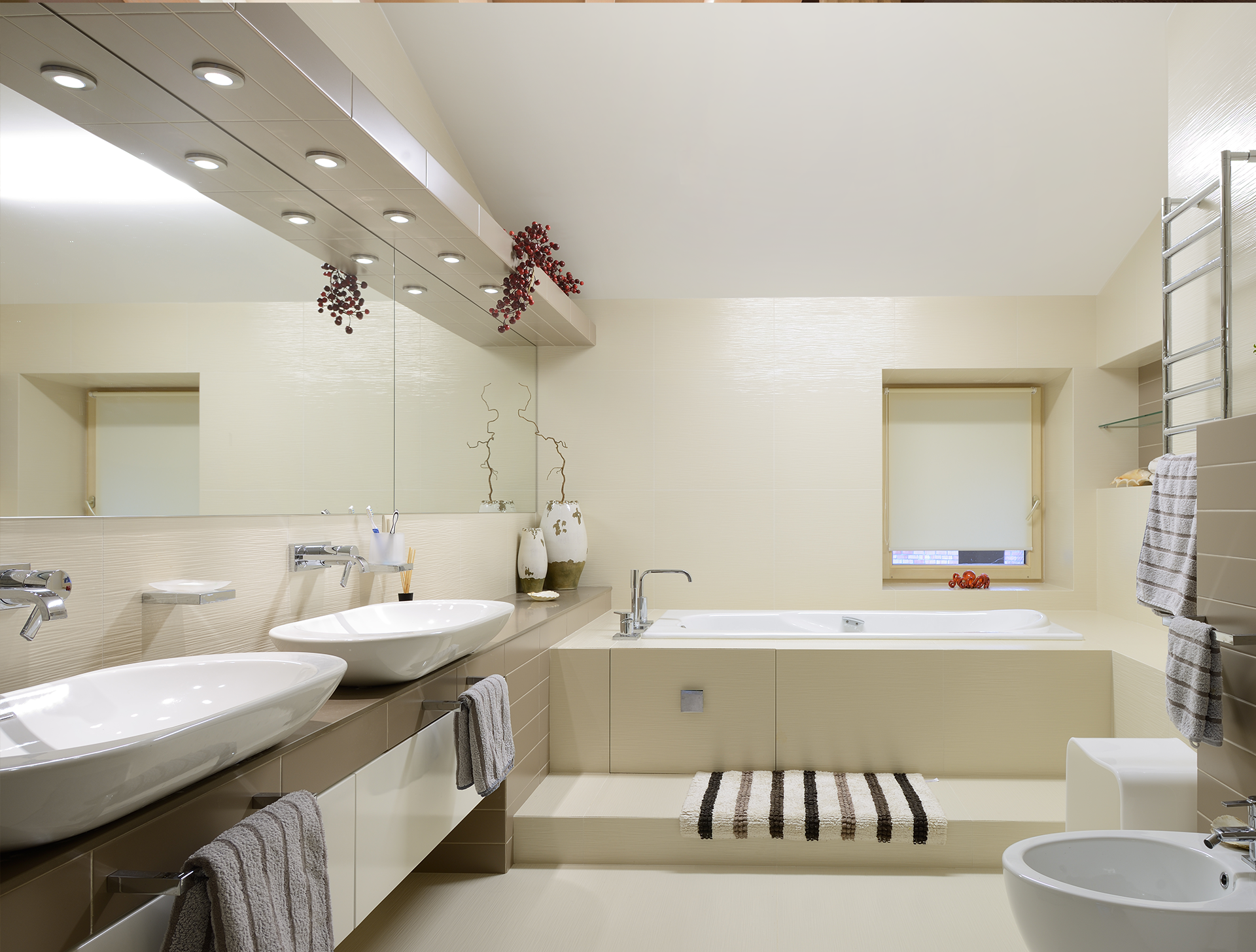LED Einbaustrahler GU10 Spot Badezimmer Downlight IP65 max. 10W rund weiss