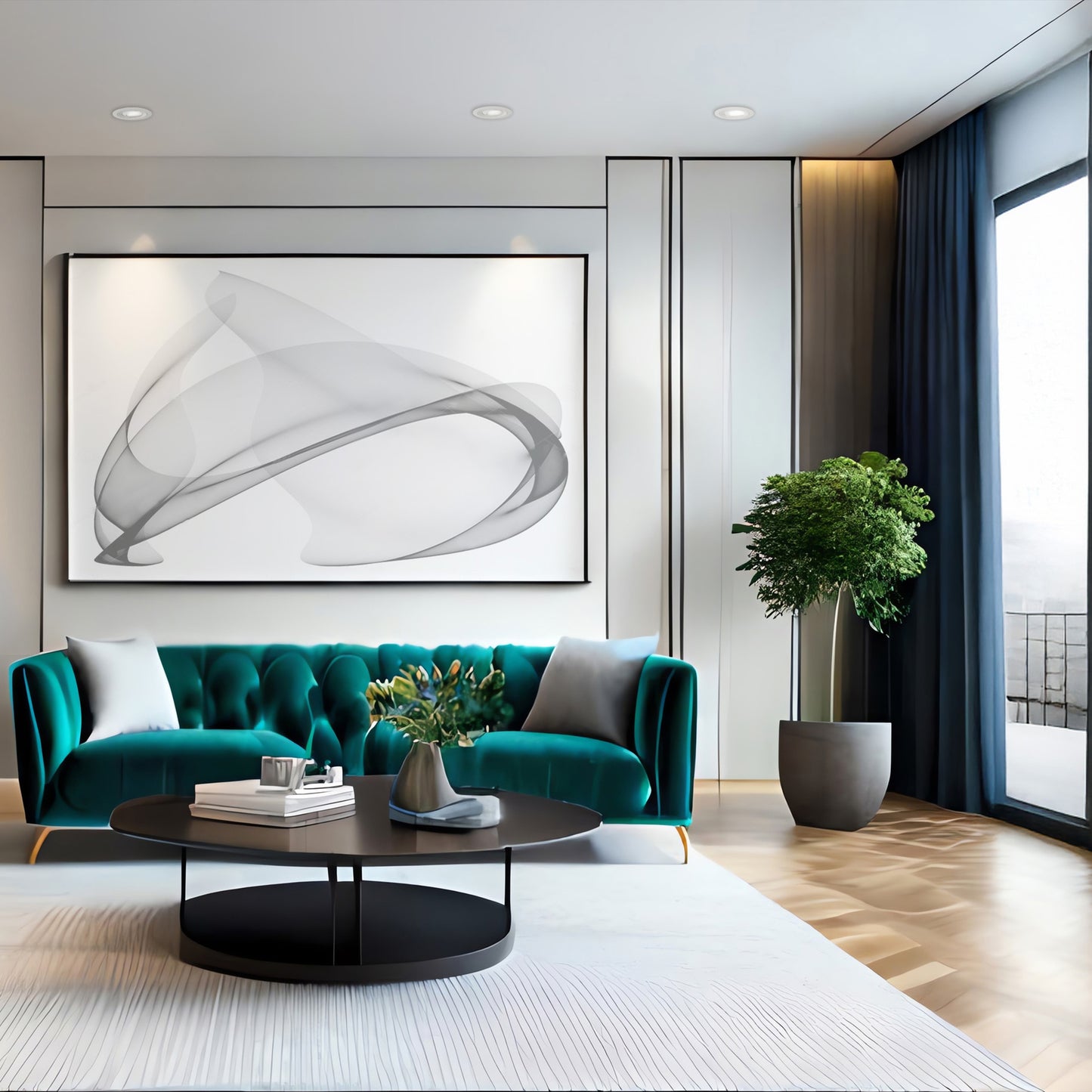 LED FIALE CORE DEEP GU10 Einbaustrahler max. 6W Ø86mm rund weiß schwarz IP20 schwenkbar