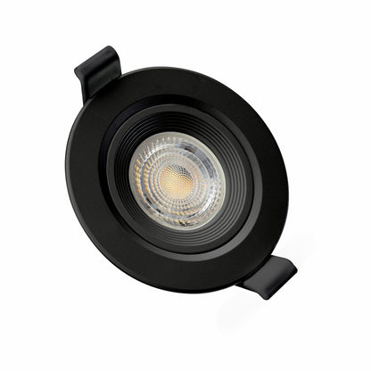 LED FIALE CORE FLAT Einbaustrahler max. 6W Spot Downlight schwenkbar IP20 rund schwarz