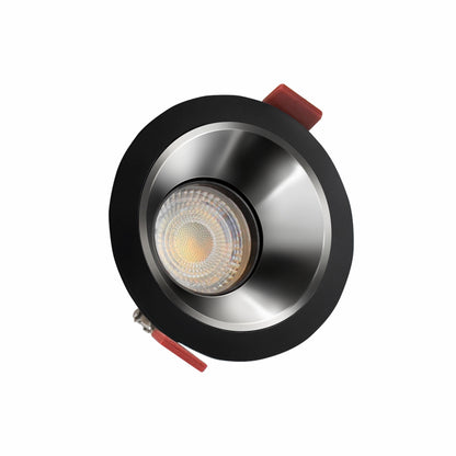 LED FIALE GU10 Einbaustrahler Downlight IP20 max.10W blendfrei schwenkbar schwarz