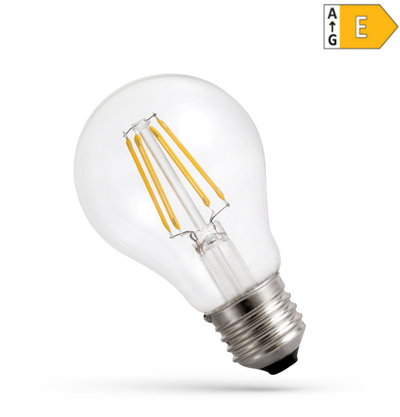 LED Filament E27 A60 Birne Klar 6W = 57 Watt 760lm 300° Retro Neutralweiss 4000K