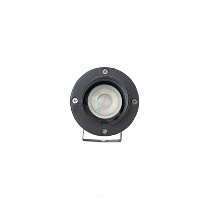 LED FLORI GU10 ALU ANGLE Gartenspot mit Erdspieß IP65 Bodenstrahler max. 6W schwarz