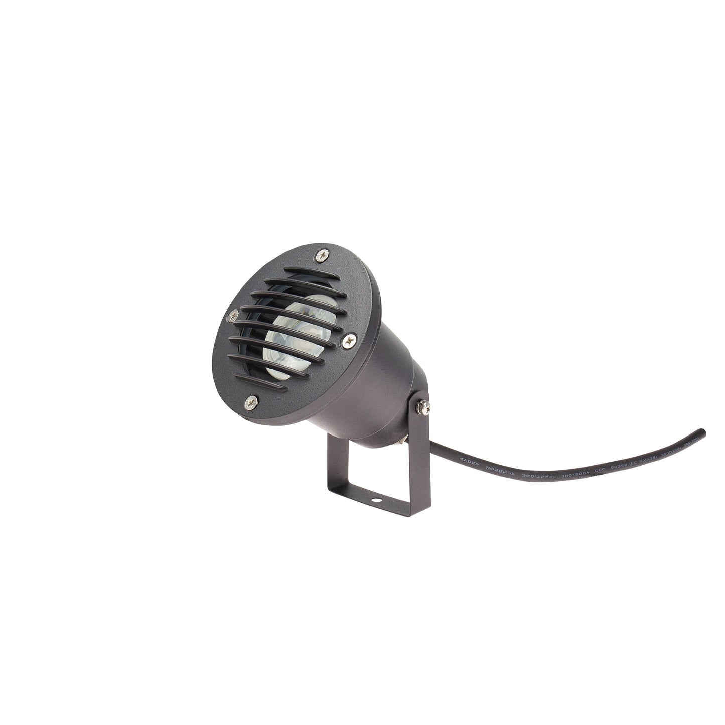 LED FLORI GU10 ALU RAY Gartenspot mit Erdspieß IP65 Bodenstrahler max. 6W schwarz