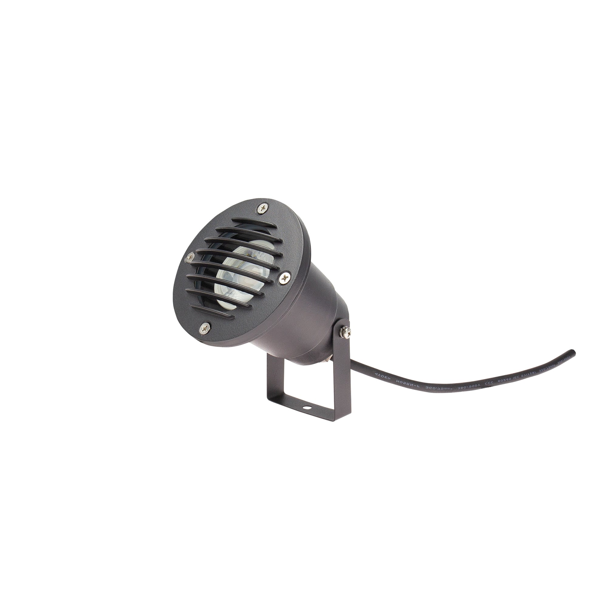 LED FLORI GU10 ALU RAY Gartenspot mit Erdspieß IP65 Bodenstrahler max. 6W schwarz