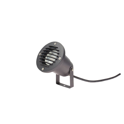 LED FLORI GU10 ALU RAY Gartenspot mit Erdspieß IP65 Bodenstrahler max. 6W schwarz